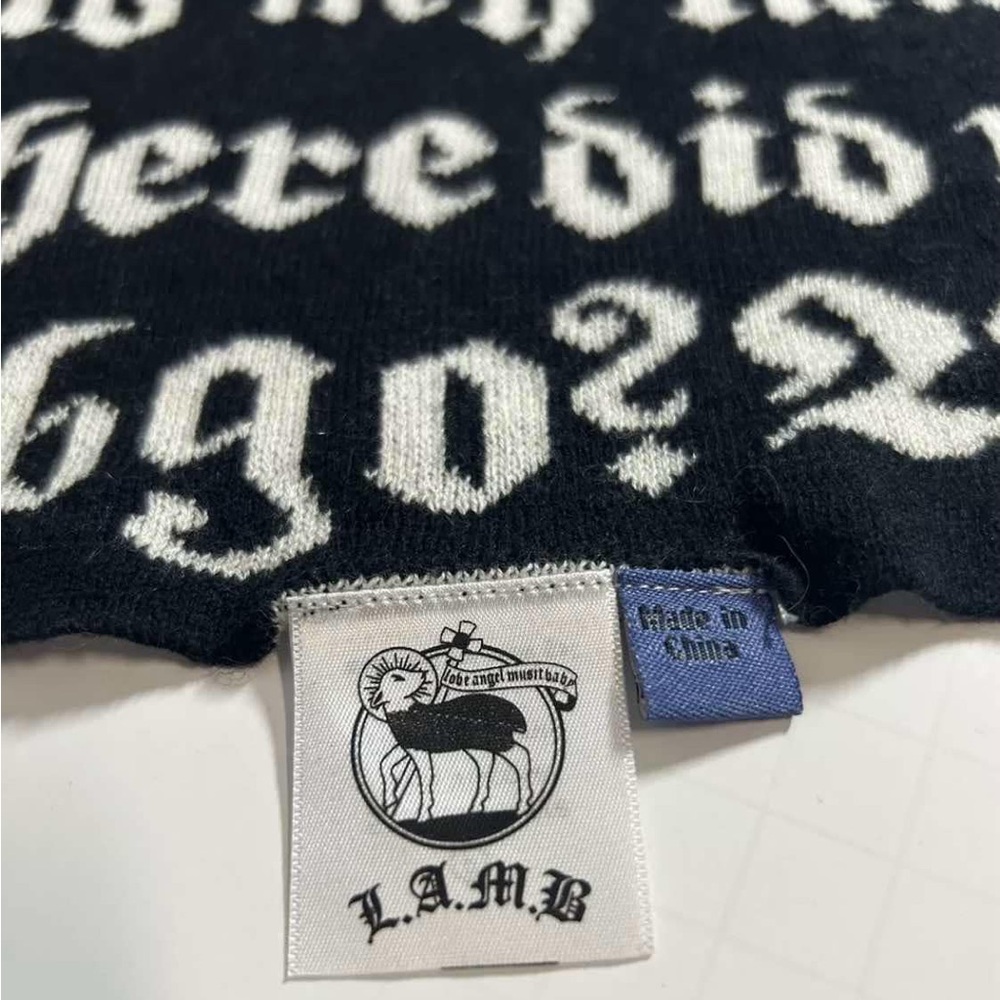 L.A.M.B. Scarf cashmere Gwen Stefani - Picture 6 of 6
